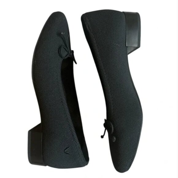 Vivaia Bianca Ballet Flat with Small Heel - Picture 3 of 10